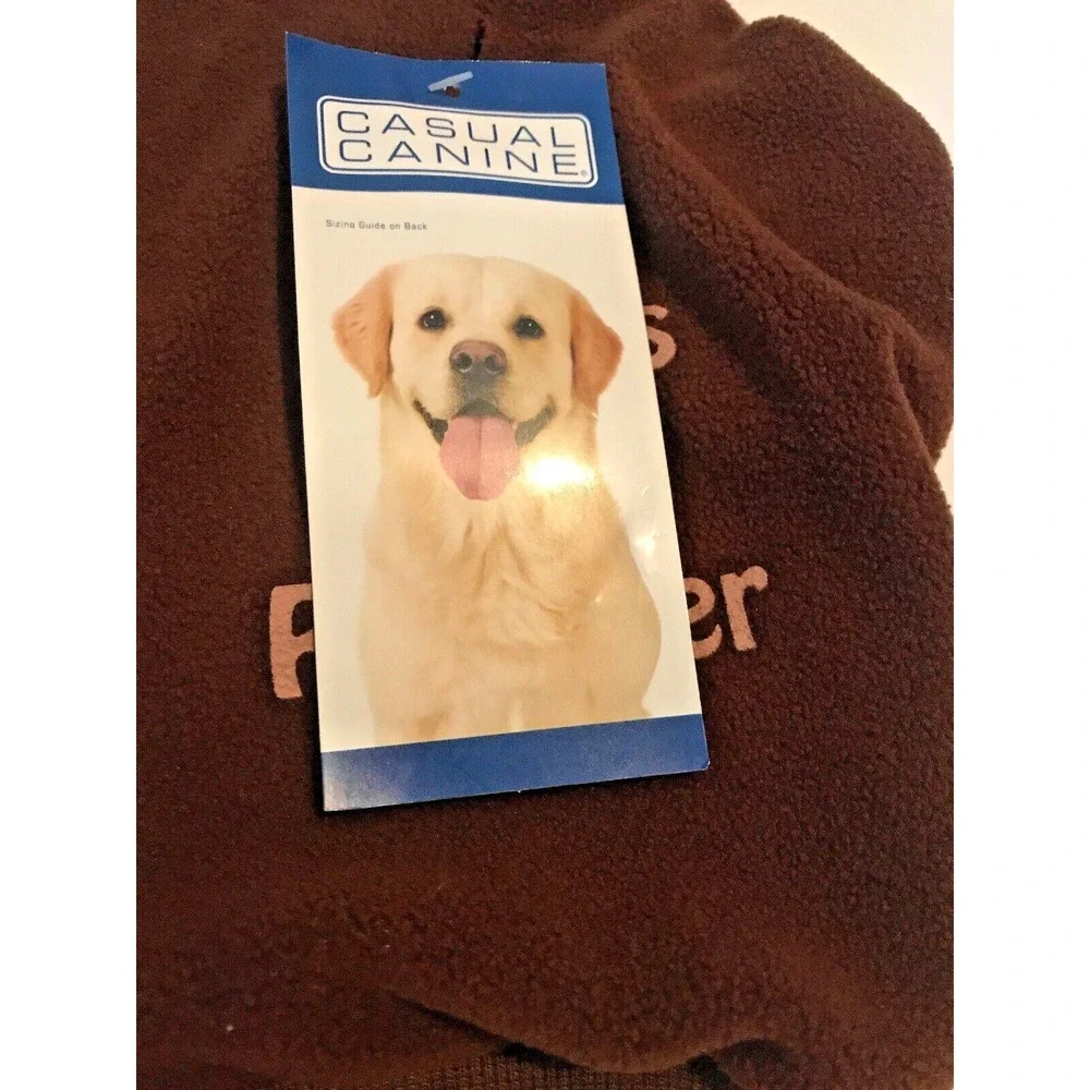 Santa's Reindeer Dog Christmas Sweater Winter Hoodies‎ Warm Two Legged XS Brown